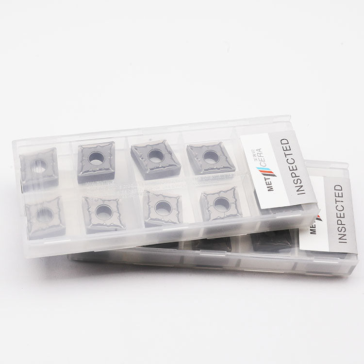 Υψηλής αντοχής Εισάγματα στροφής σε κερματίνη με βάση το TiCN CNMG120408-MS1 με HRA92.5 Δυνατότητα αντοχής στην φθορά σε εξωτερική στροφή