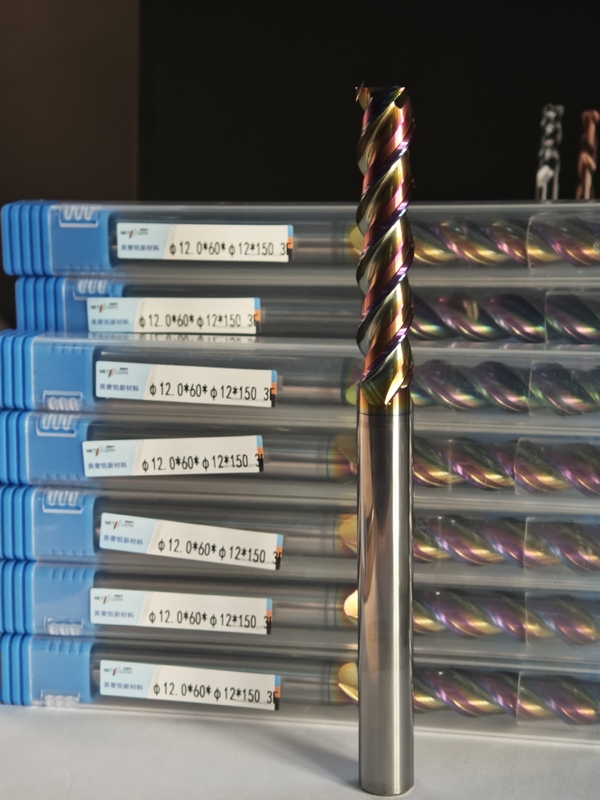 MAE PLUS CNC Endmill Σκληρότητα HRC55-60 Super Long Length Carbide Mill Για την επεξεργασία μη σιδηρουργικών μετάλλων Φ12x60x12Dx150mm