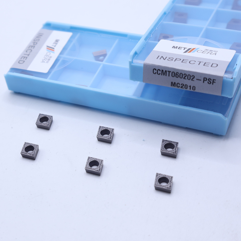 CCMT060202 CNC lathes indexable cermet turning insert για την τελική επεξεργασία χάλυβα και άλλων μετάλλων
