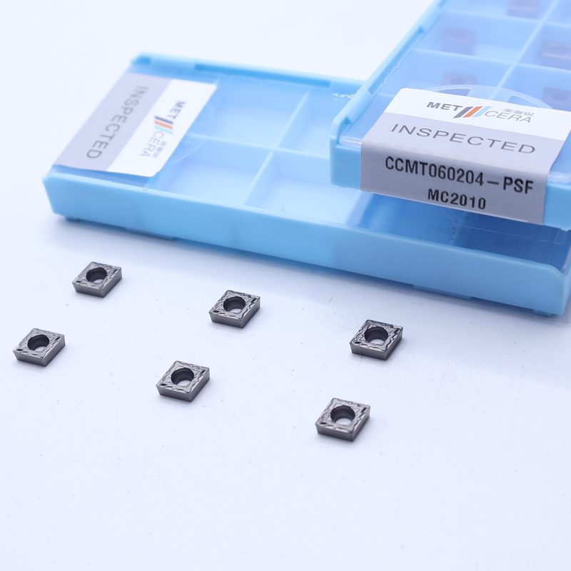 CCMT060204 CNC lathes indexable cermet turning insert για την τελική επεξεργασία χάλυβα και άλλων μετάλλων