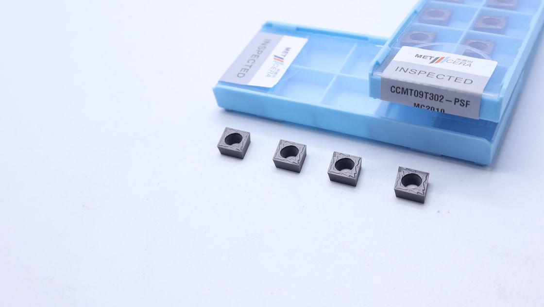 CCMT09T302 Εισαγωγή CNC Cermet για εργαλεία στροφής μεταλλικών κυλίνδρων, εργαλεία κυλίνδρων μεταλλικών κεραμικών κυλίνδρων