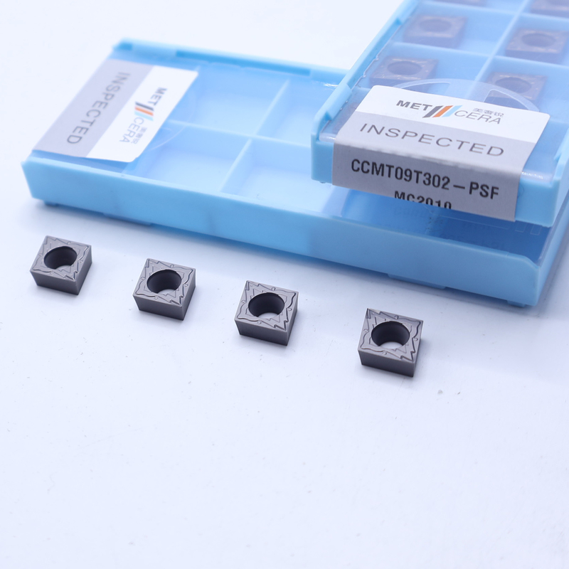 CCMT09T302 Εισαγωγή CNC Cermet για εργαλεία στροφής μεταλλικών κυλίνδρων, εργαλεία κυλίνδρων μεταλλικών κεραμικών κυλίνδρων