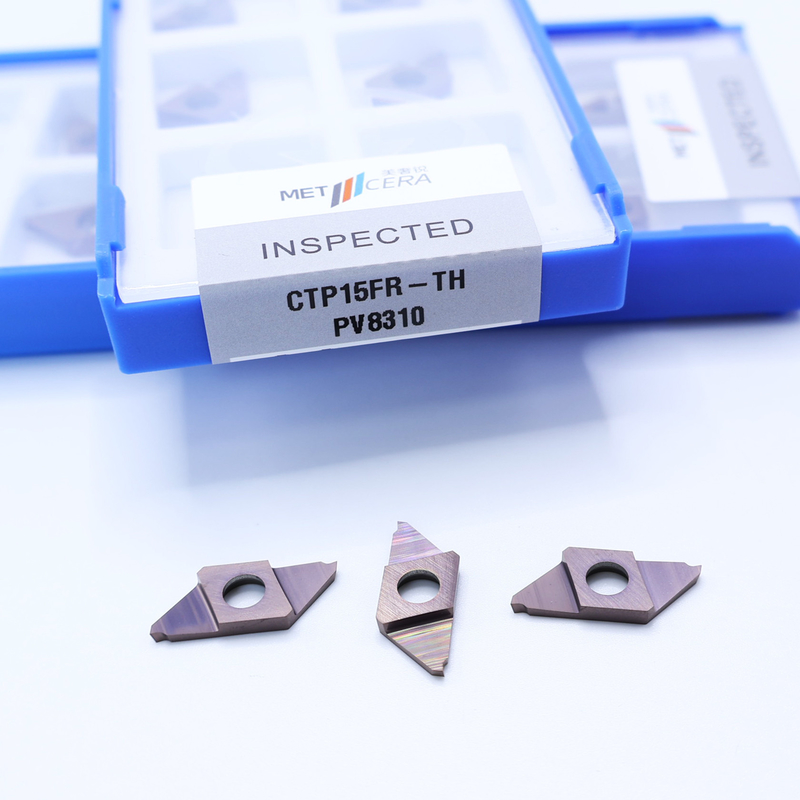 CTP15FR-TH ΠΕΔ επικαλυμμένο με καρβίδιο CNC εισαγωγή για CTP cut-off διαχωρισμός off indexable εισαγωγής