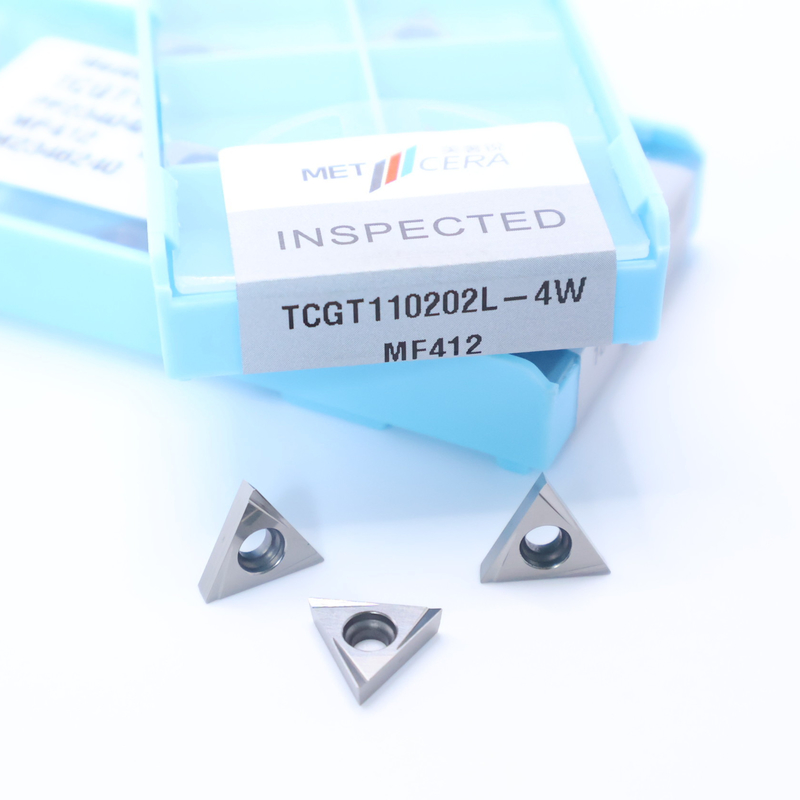 TCGT11 Carbide Turning Insets σε 4W Chip Breaker για εξωτερική και εσωτερική στροφή