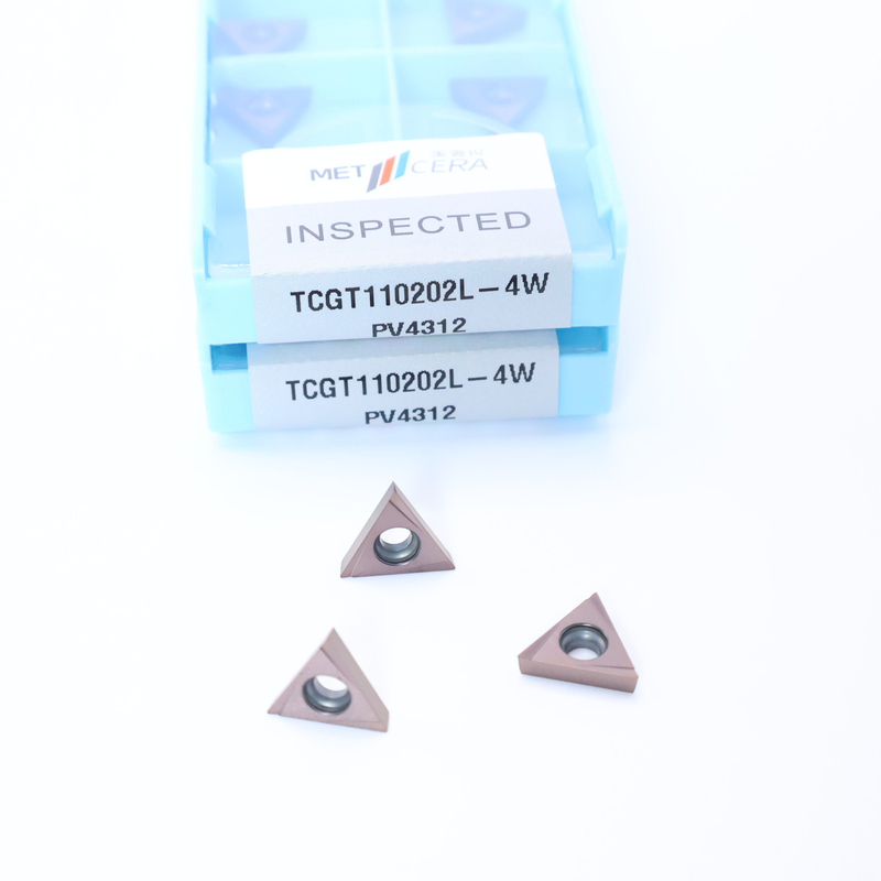 TCGT11 Carbide Turning Insets σε 4W Chip Breaker για εξωτερική και εσωτερική στροφή