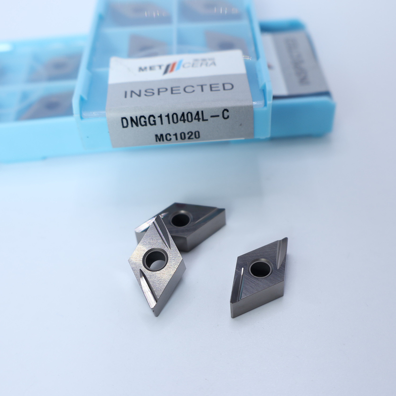 DNGG1104 DNGG11 Σερμέτ CNC Σερμέτ Εισαρτήματα στροφής, Τελικά Εισαρτήματα με C Τελικό σπάσιμο τσιπ