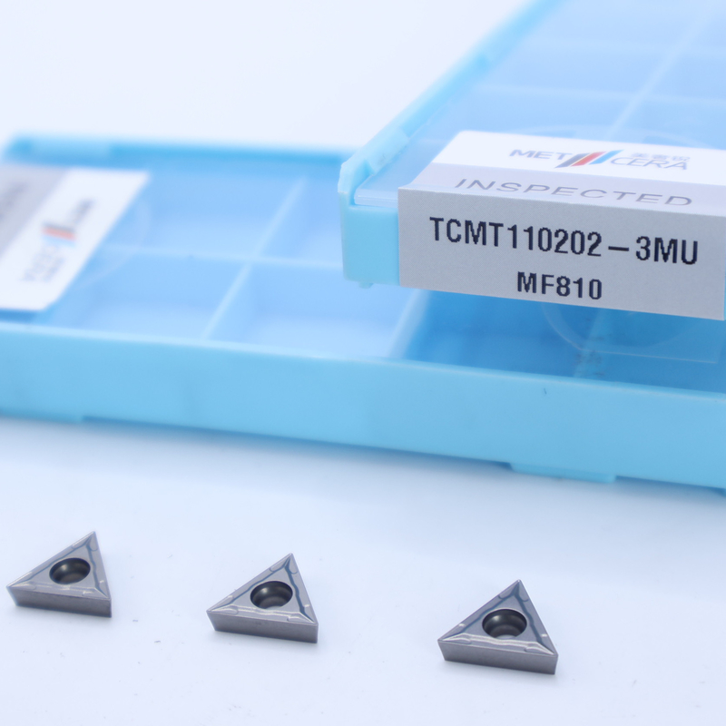 Κατηγορία MF810 Σίλβερ Καρβίδιο Εισάγει ΤCMT09 TCMT11 TCMT16 θετικό CNC Εισάγει με 3MU ημιτελή σπαστικό