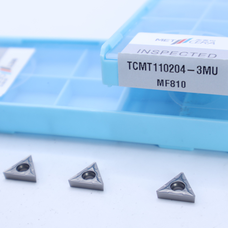 Κατηγορία MF810 Σίλβερ Καρβίδιο Εισάγει ΤCMT09 TCMT11 TCMT16 θετικό CNC Εισάγει με 3MU ημιτελή σπαστικό