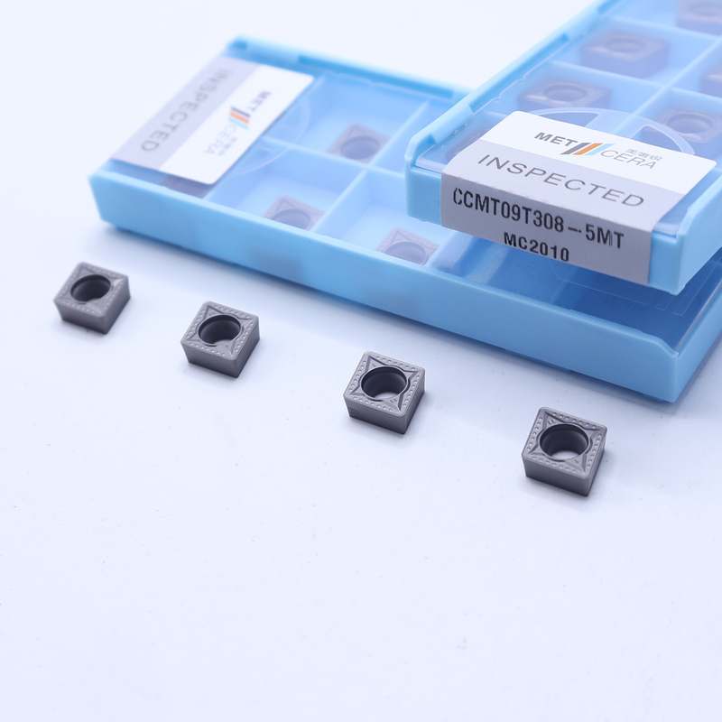 CCMT06 CCMT09 Θετικές Εισαγωγές Στροφής CNC με 5MT ημιτελή σπασίκλες, Εισαγωγή Στροφής Cermet