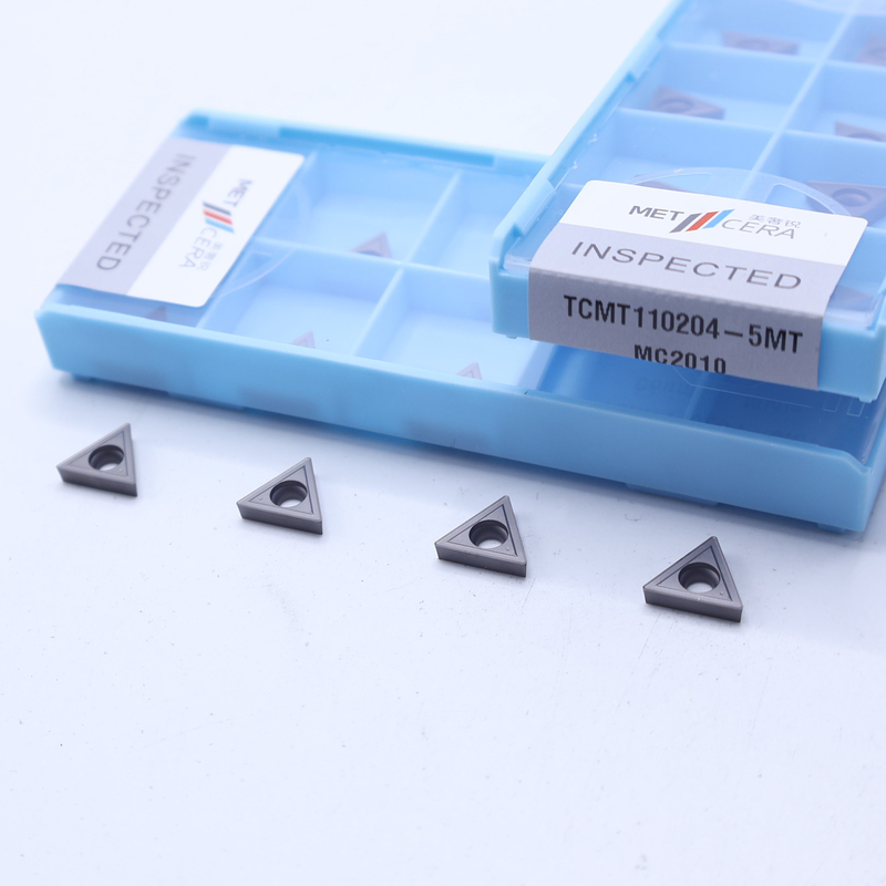 TCMT11 TCMT16 Θετικές Εισάξεις Στροφής CNC με 5MT ημιτελή σπαστικές μηχανές, Εισάκτη Στροφής Cermet