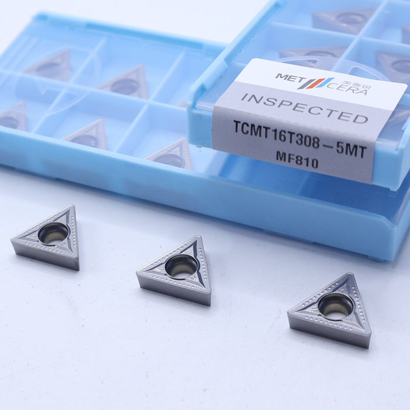 TCMT11 TCMT16 Carbide Turning Insert με 5MT Chipbreaker για χάλυβα, κραματοποιημένο χάλυβα, ανοξείδωτο χάλυβα