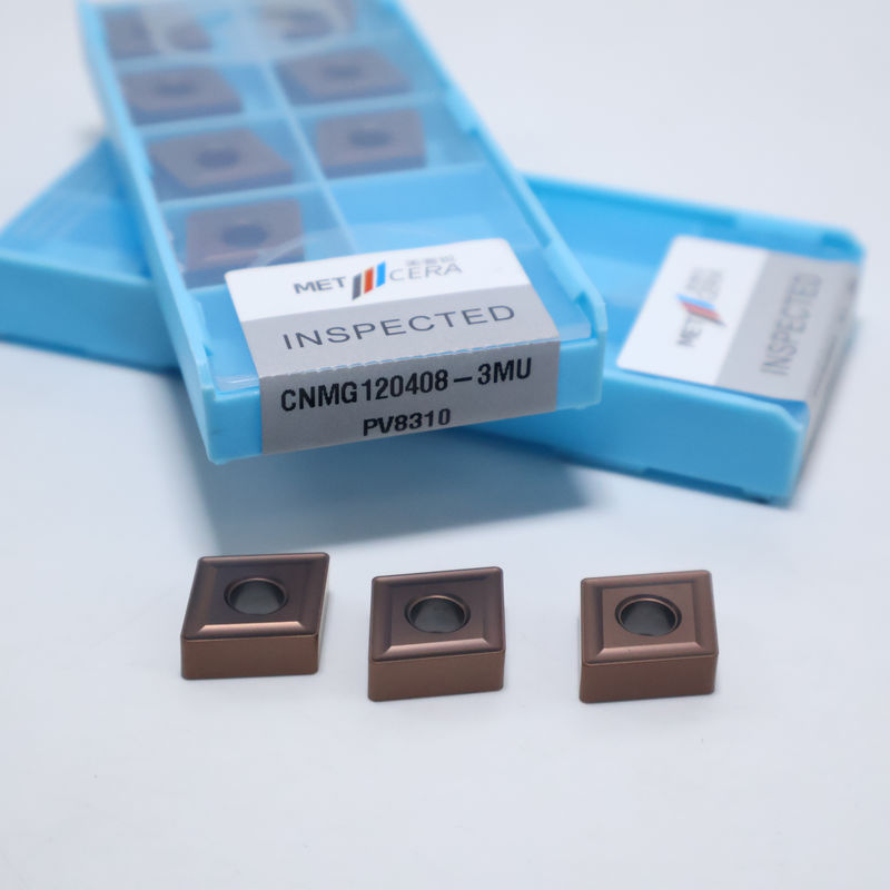 PV8310 Κατηγορία CNMG120404 CNMG120408 Εισαρτήματα στροφής καρβιδίου για χάλυβα και ανοξείδωτο χάλυβα